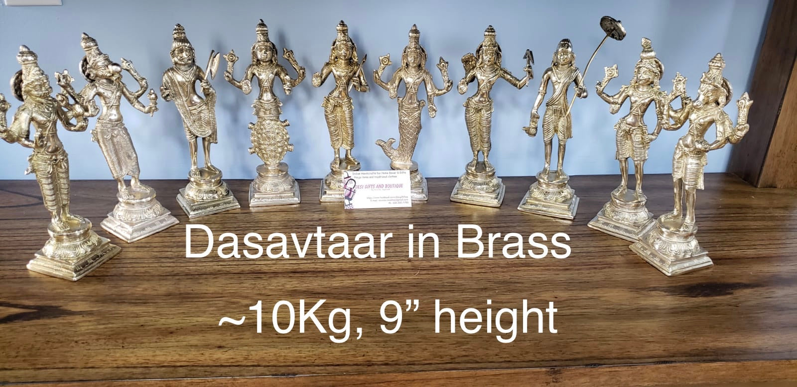 Dashavatar, 10 Avatars of Lord Vishnu in Brass, DVB# 106 ...