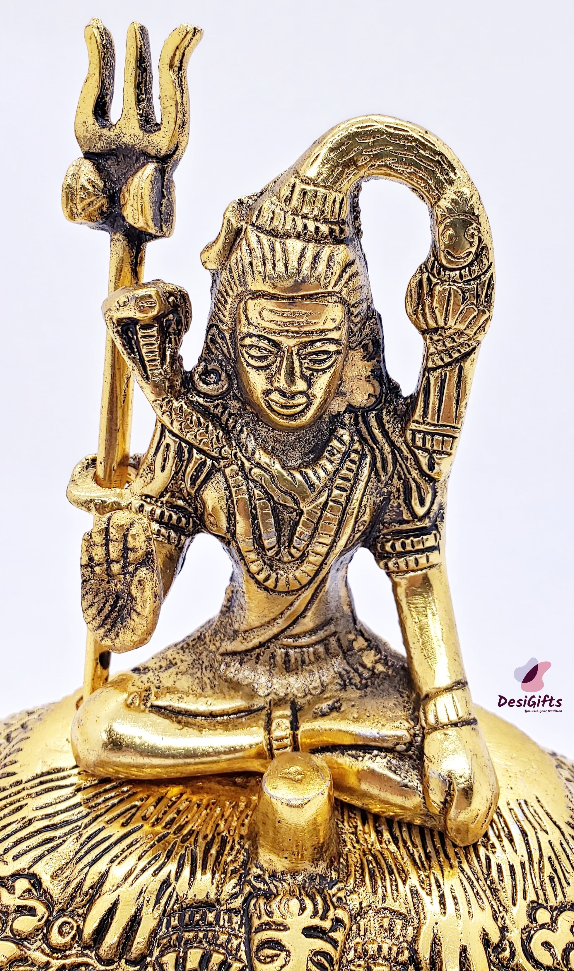 M&M - Brass Dancing Shiva Natraj Idol / Natarajar Statue / Natraj