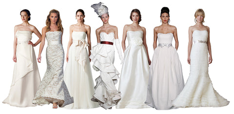 2010s wedding dresses with defined waist