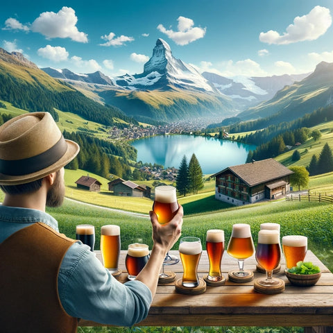 Swiss beer tasting