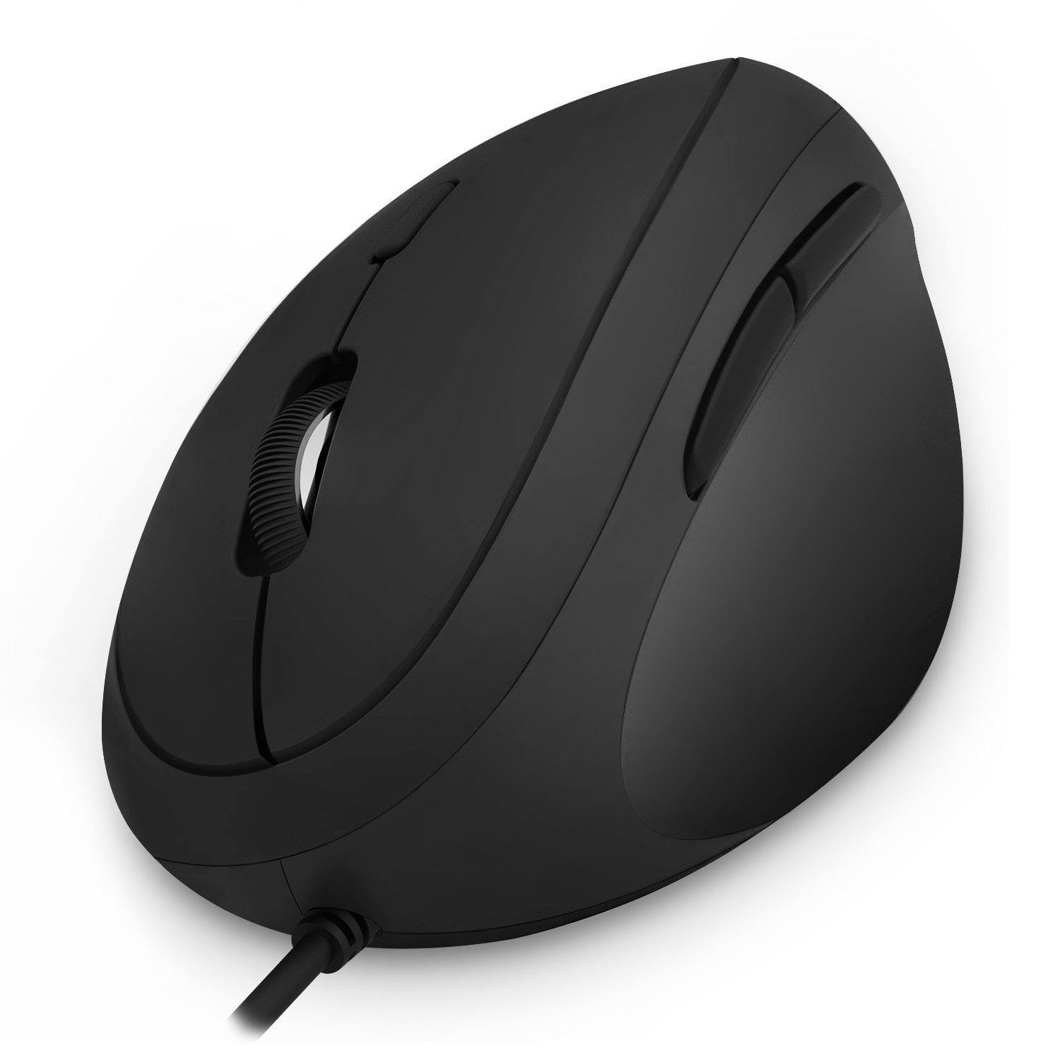 Ergonomic Wired Mouse, Jelly Comb 2.4G Silent Vertical Gaming Mouse Mo