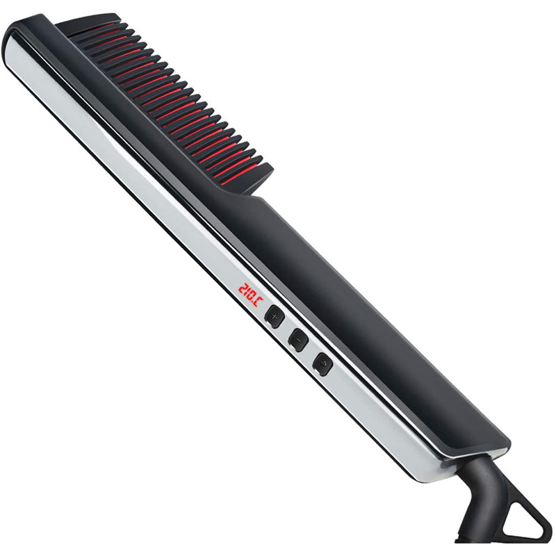 Hiveseen A6282 2 in 1 Beard and Hair Straightener Comb