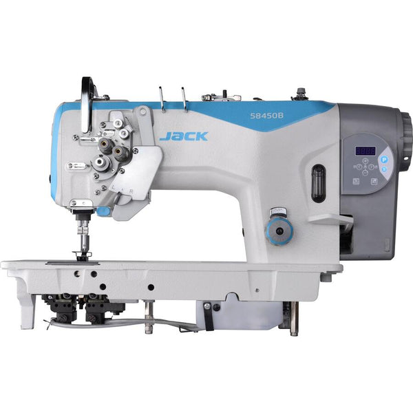 Juki DLN-9010A-SH Single Needle, Needle Feed, Direct Drive machine with  CP180 control panel (Setup with Table, & Stand)