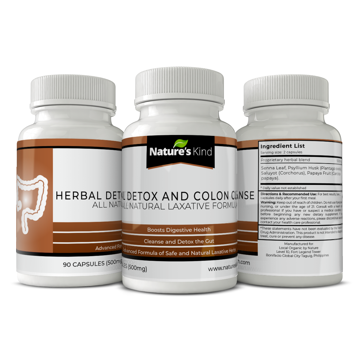 Colon Cleanse Herbal Detox Safe Effective And All Natural Natures Kind Nutrition 