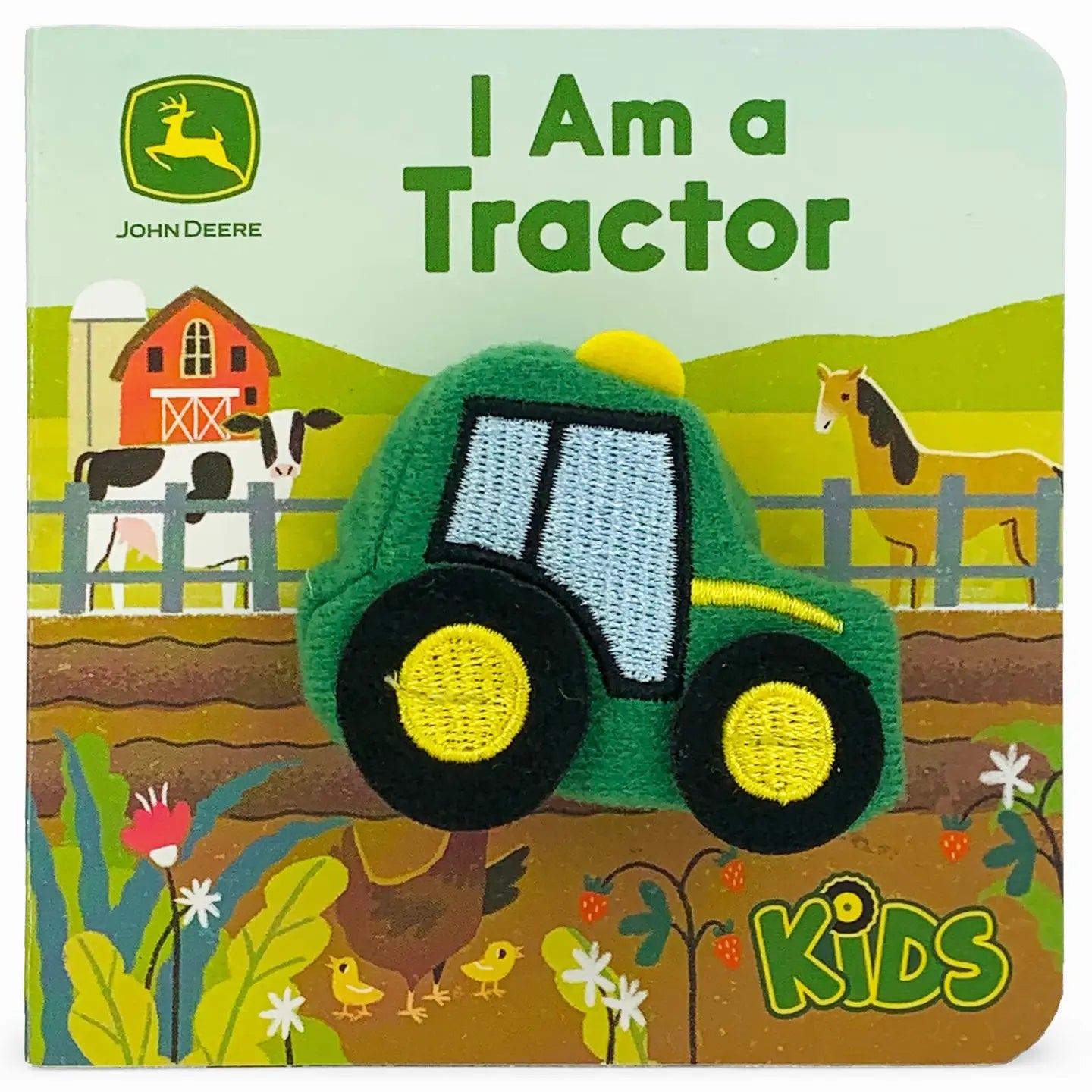 John Deere I am a Tractor Puppet Book