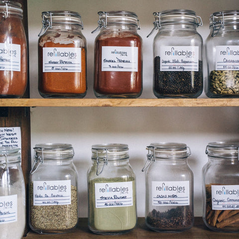 how can I organise my pantry without plastic?