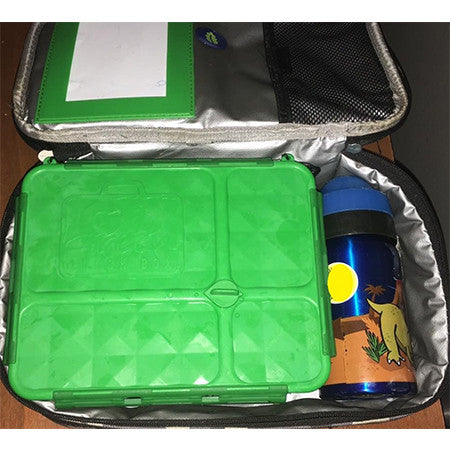 green lunch bag