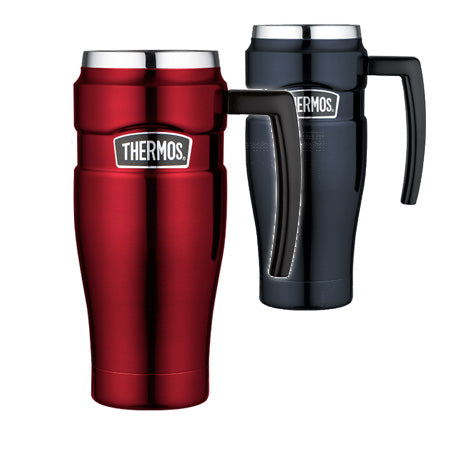 Thermos King Vacuum Insulated Travel Mug 470ml Hello Green