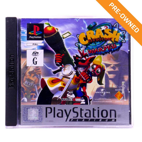 crash bandicoot warped ps1