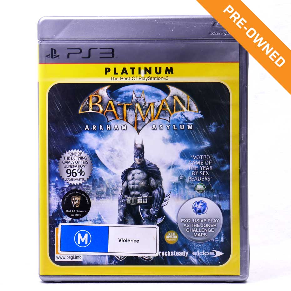 PS3 | Batman: Arkham Asylum (UK Version, Platinum Edition) [PRE-OWNED] –  Game Ship