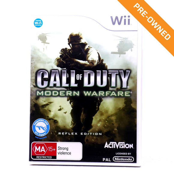 call of duty modern warfare reflex wii