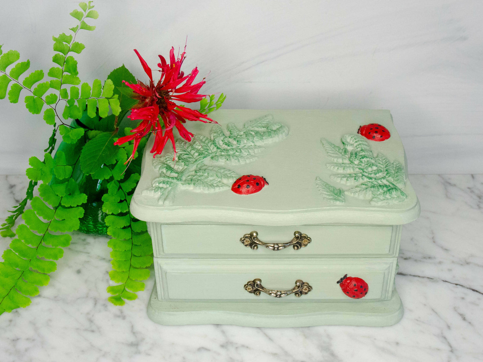 Vintage Jewellery Box Travel Jewellery Box Cream Jewelry Box -  Canada