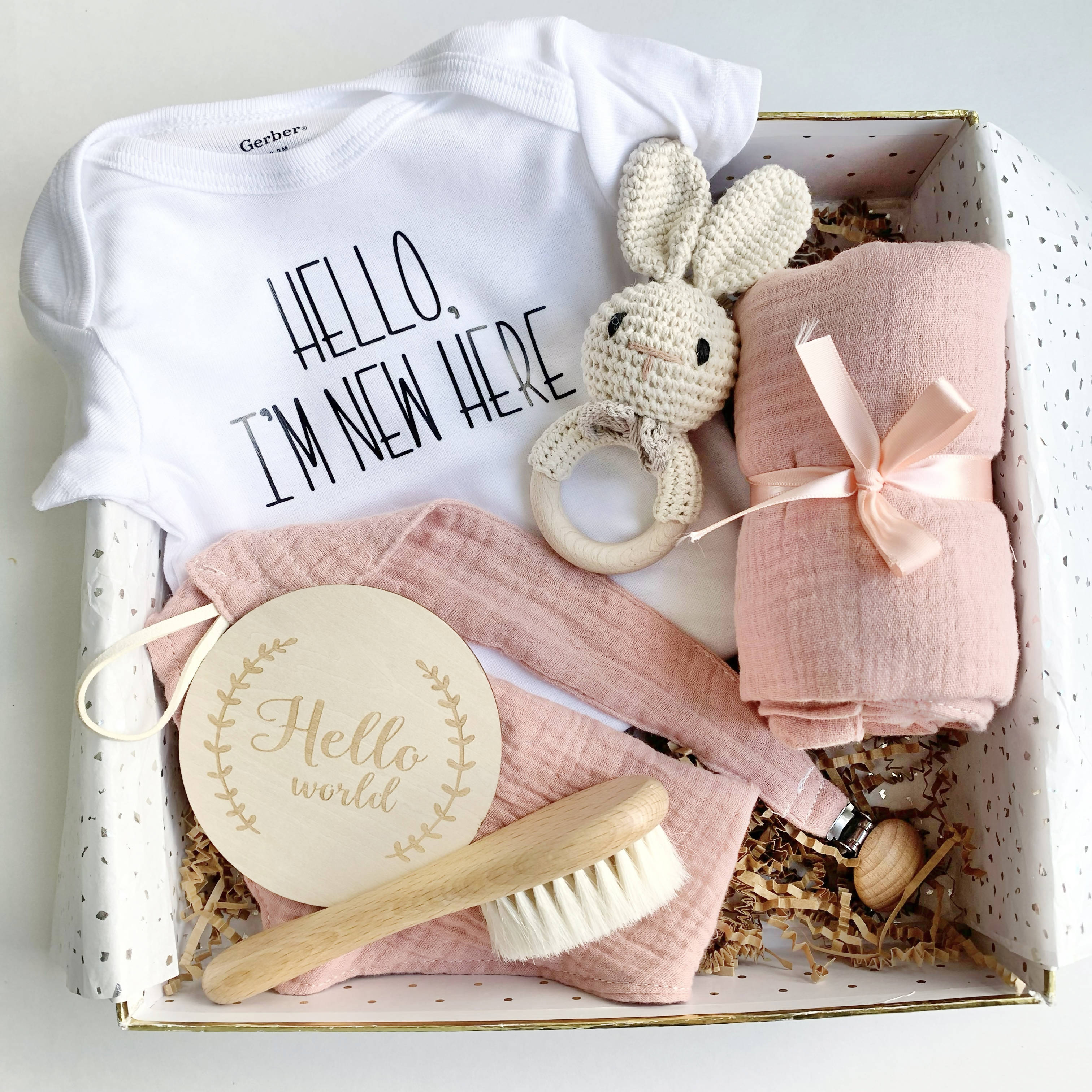 Baby Gift Box, Gender Neutral Baby Gift Set
