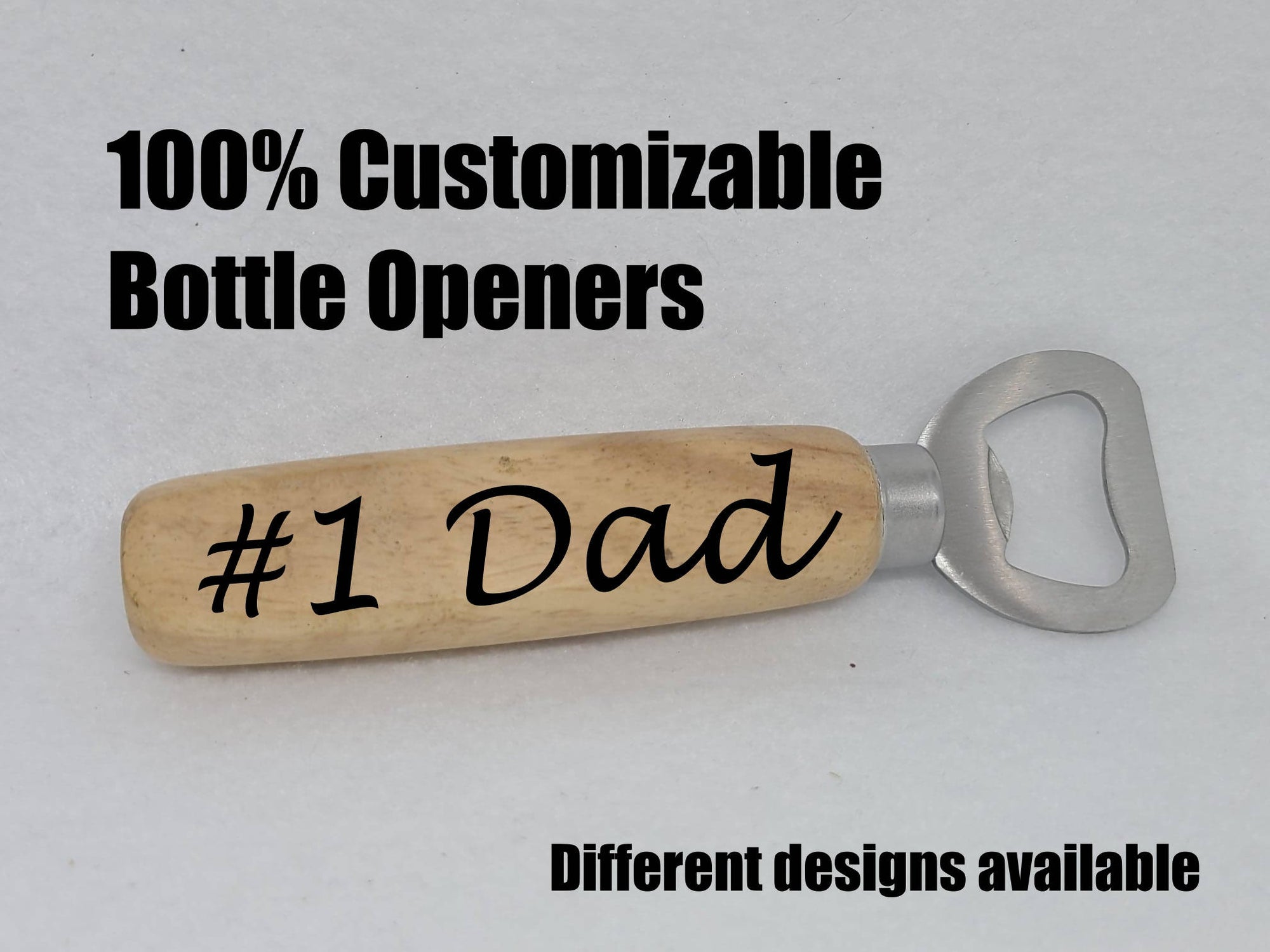 "Free Shipping" Personalized Dad Bottle Opener