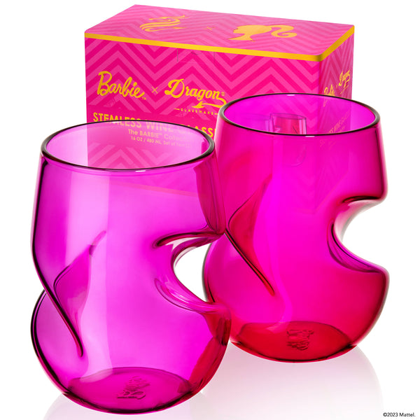 Elevate your picnics with the Barbie™ x Dragon Glassware® Martini