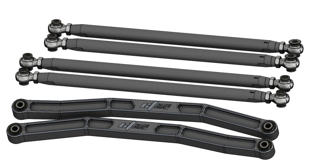 CT Race Worx Maverick X3 64" High Clearance WORX Series Billet Radius Rod Kit