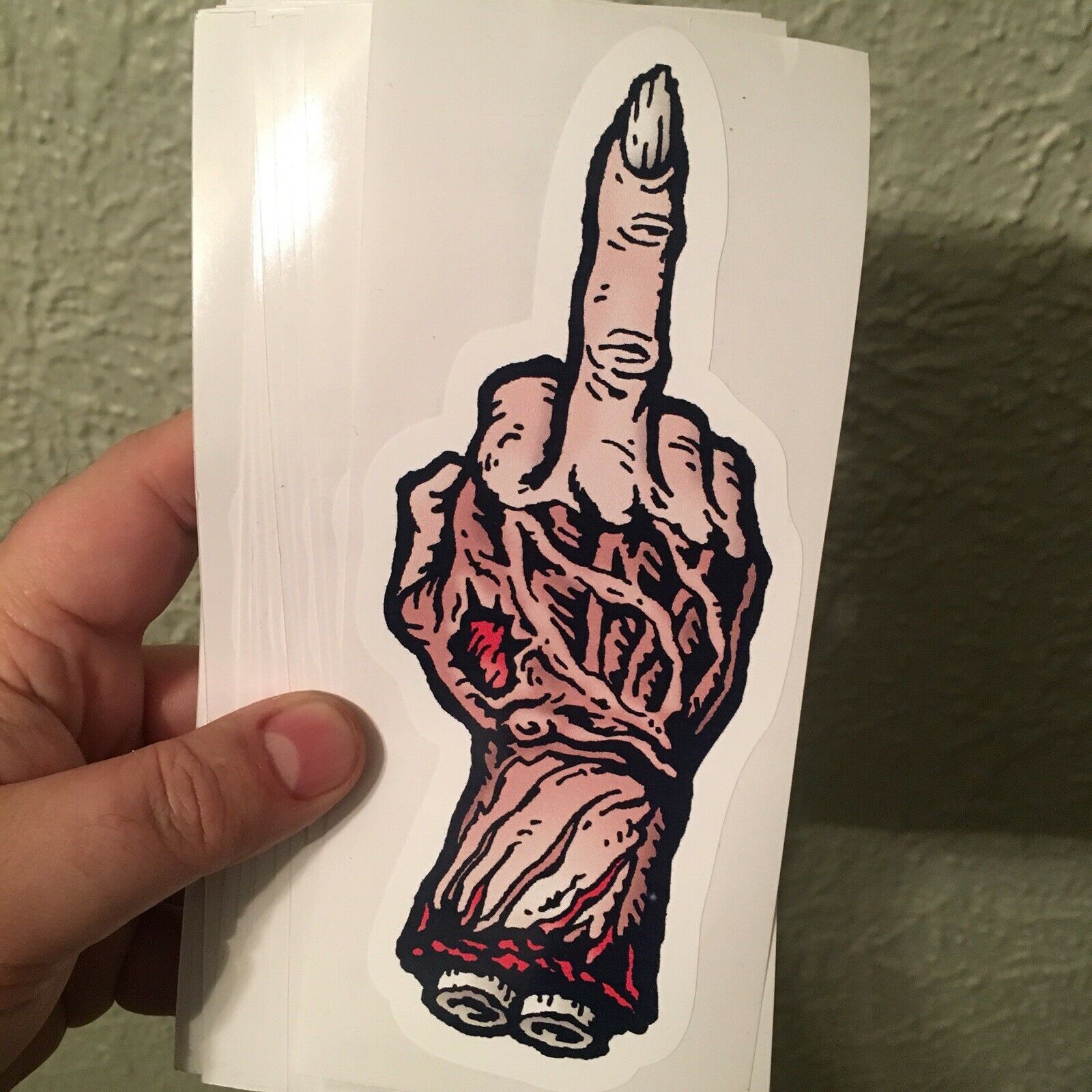 EVIL DEAD 2 • LARGE STICKER • Retro MANI-YACK MONSTER!!! Evil Ash Hand