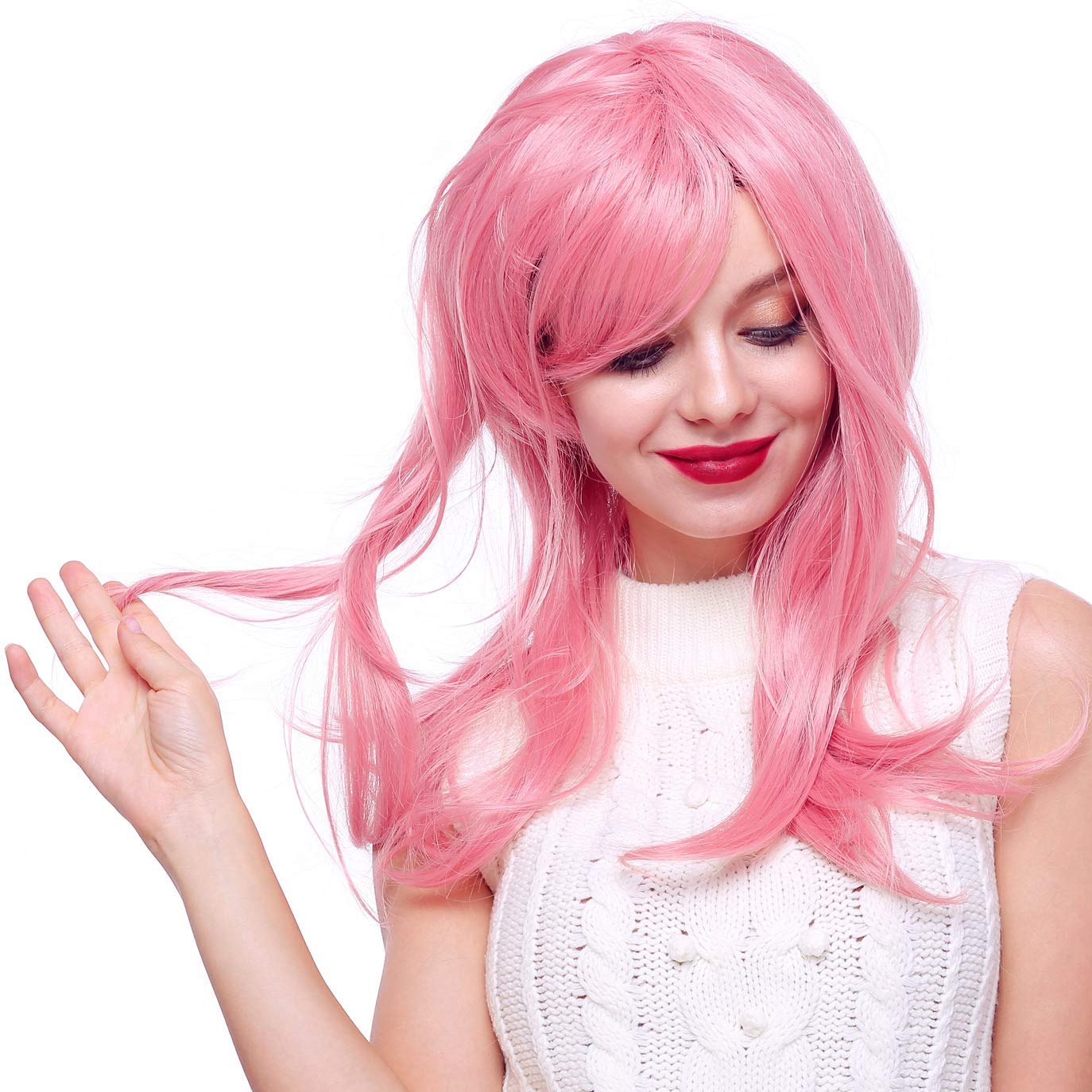 pink wigs for women