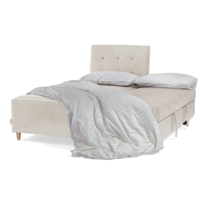 single to queen bed