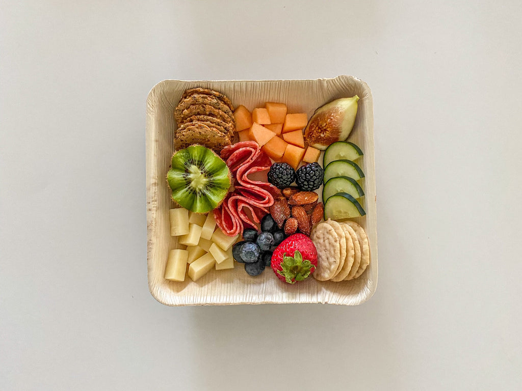 compostable bowl with fruit
