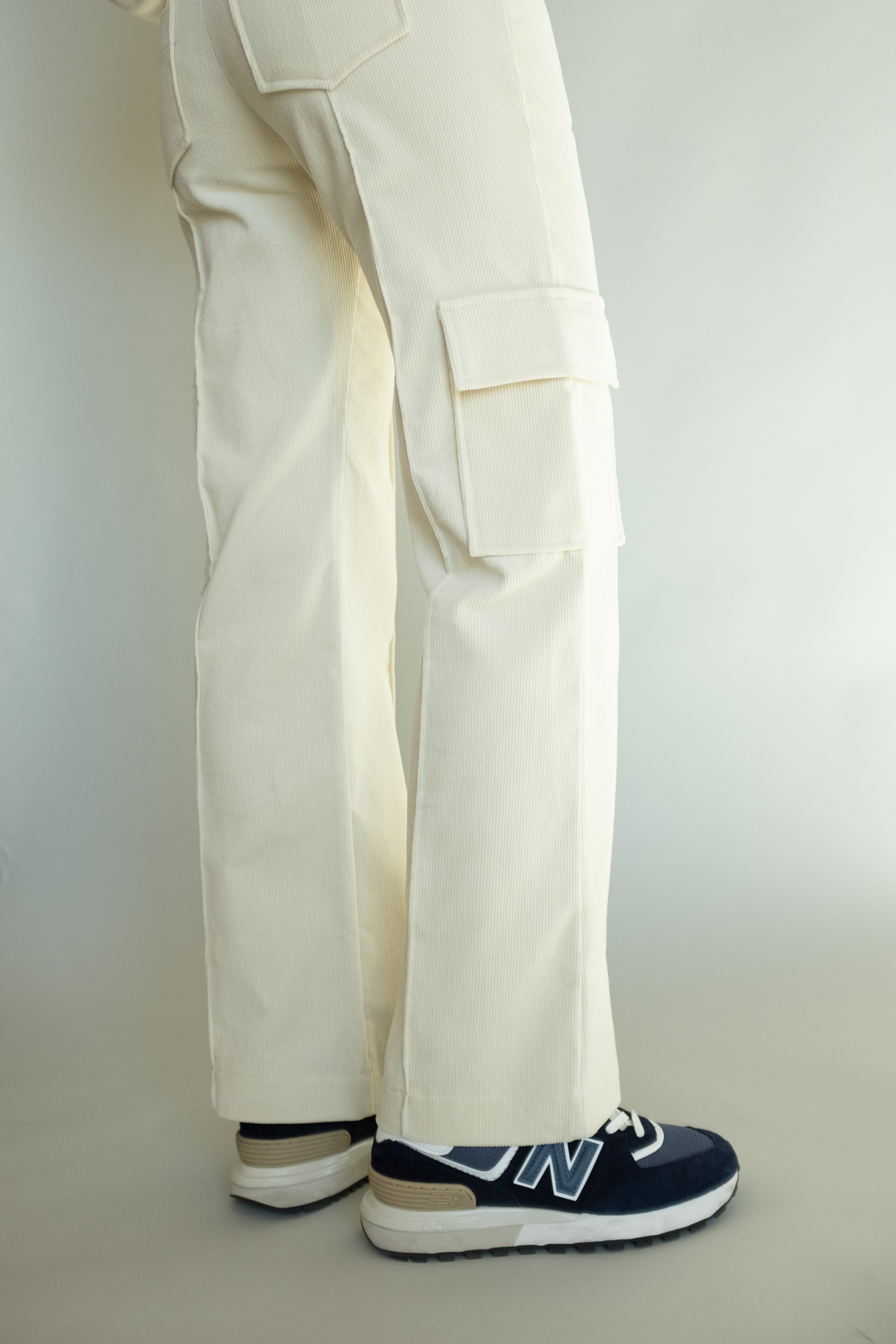 SHAREEF STEP CORDUROY SALOPETTE PANTS 紺色 2022春夏新色 www