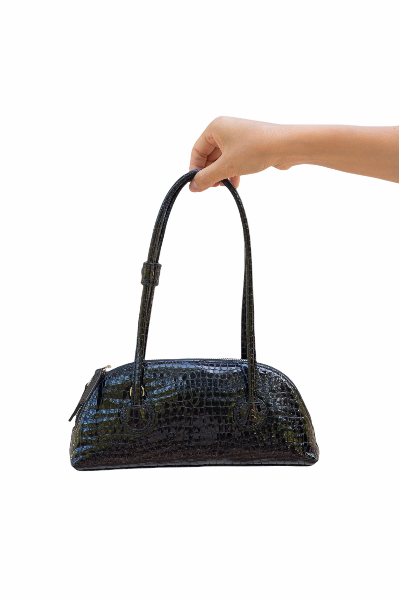 Marge Sherwood Blue Crinkled Moss Half Bag - ShopStyle