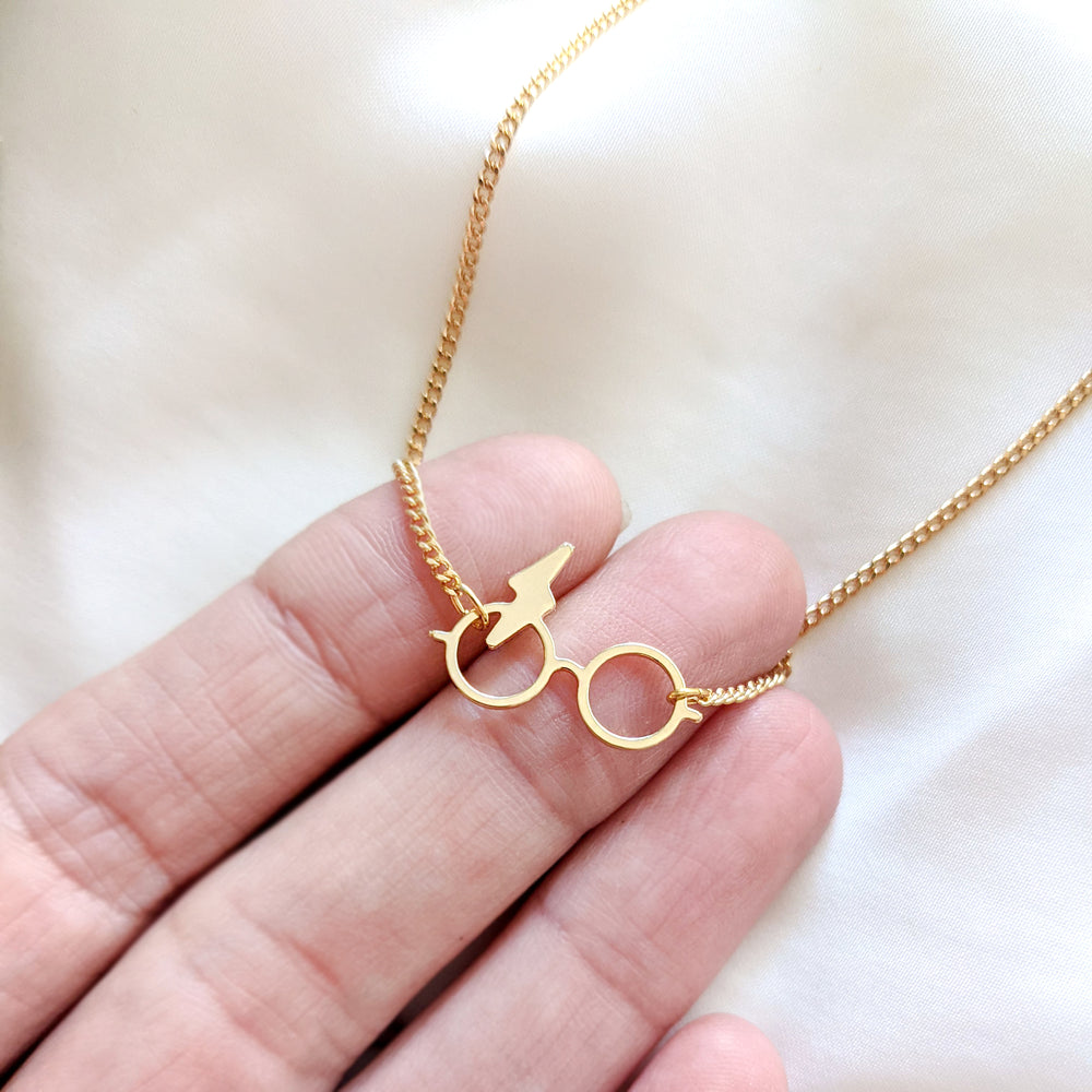 Gold Lightning Bolt Necklace | Lightning Bolt Jewellery | KookyTwo