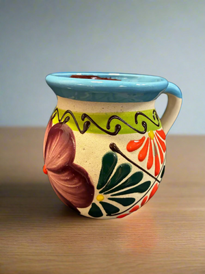 Hand Painted Clay Mug - SpindleTap Coffee Co. 