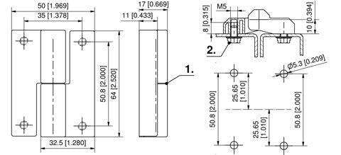 Black Lift-off Hinge 160°