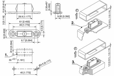 DST Fastener 30x10 Stainless Steel