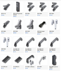 Quarter turn locks, swinghandles and lift handles - online and ex-stock from FDB Panel Fittings