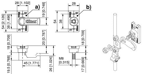 308-9008.00 3-440 Bearing Plate RS base (with cam H26)