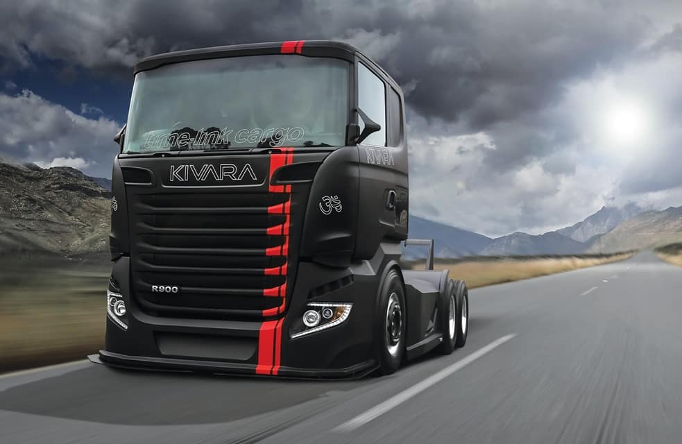Powerful Scania V8 Truck