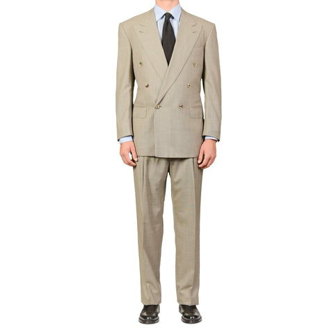 NAPOLEON Handmade Gray Wool Super 150’s DB Suit EU 52 NEW US 42