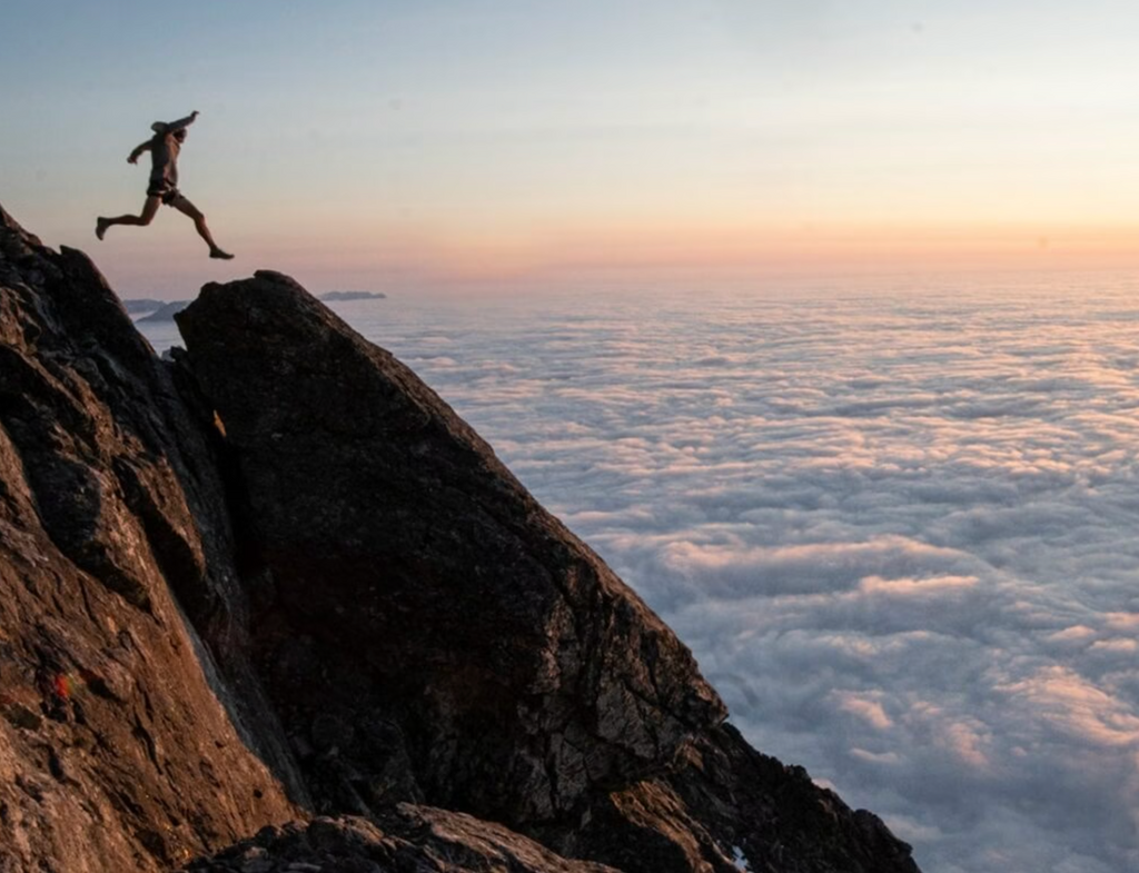 Person beim Trailrunning