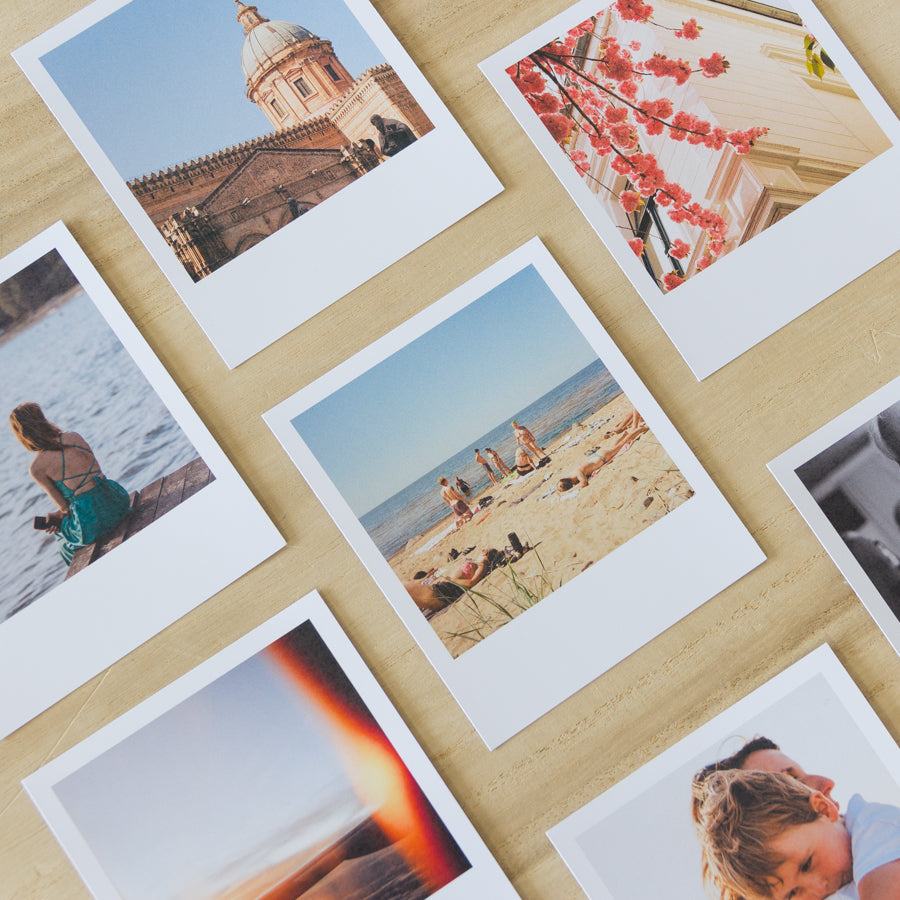 Imprime 60 fotos cuadradas en papel fotográfico