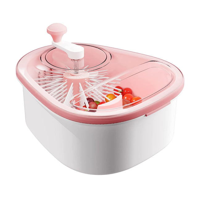 Single Serve Small Salad Spinner - Mini Prep Lettuce Spinner and Dryer With  Measuring Cup - Collander with Fruit and Vegetable Washing Basket Bowl