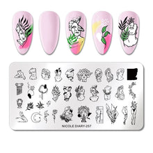 Load image into Gallery viewer, Nail Art Nail Art Stamping Plate (ND) Aadhyacollections