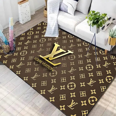 Louis vuitton 3d logo living room carpet | Rosamiss Store – MY ...