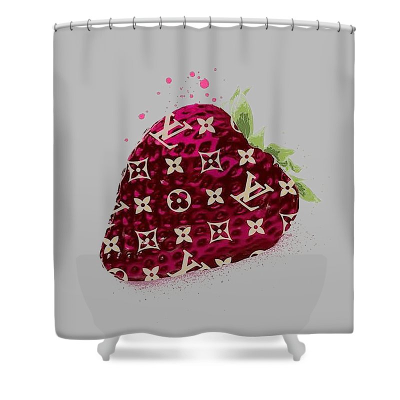 Louis vuitton Shower Curtain Strawberry