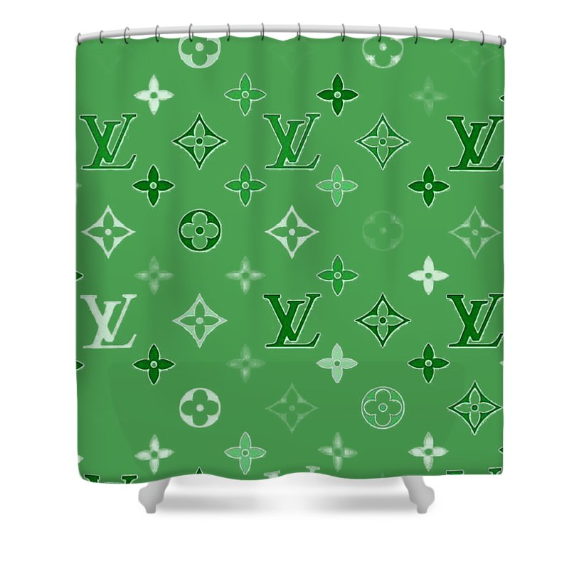 Louis vuitton Shower Curtain Green