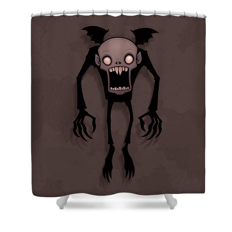 Nosferatu Halloween Shower Curtain