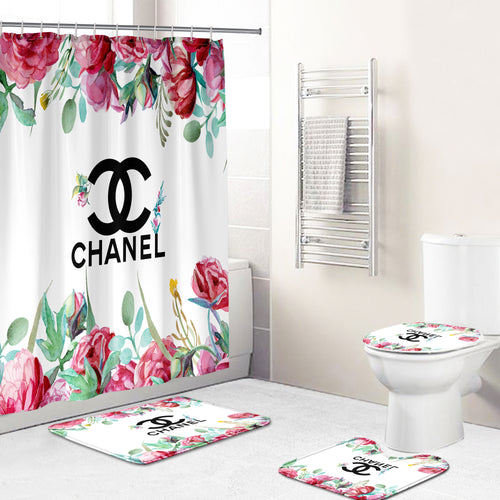 Louis Vuitton Bathroom Set Shower Curtain Style 59 - USALast
