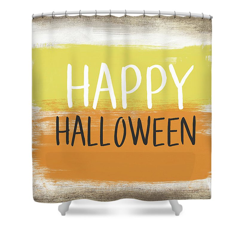 Happy Halloween Sign Halloween Shower Curtain