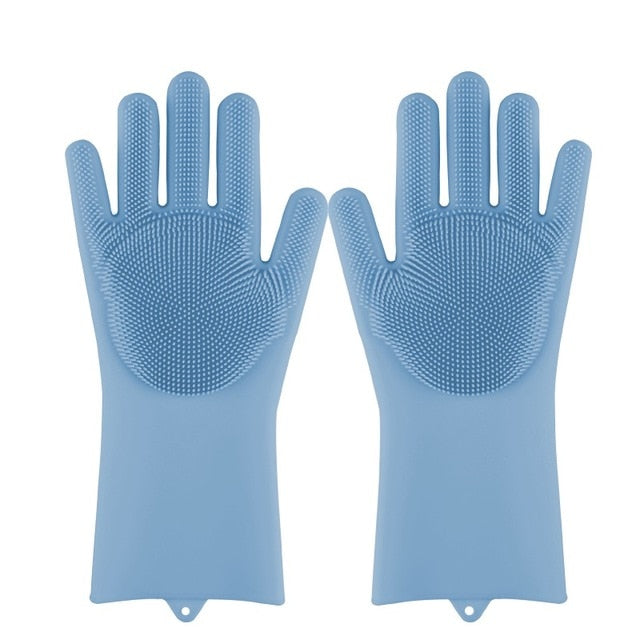 Magic Silicone Dishwashing Gloves - ROSAMISS STORE