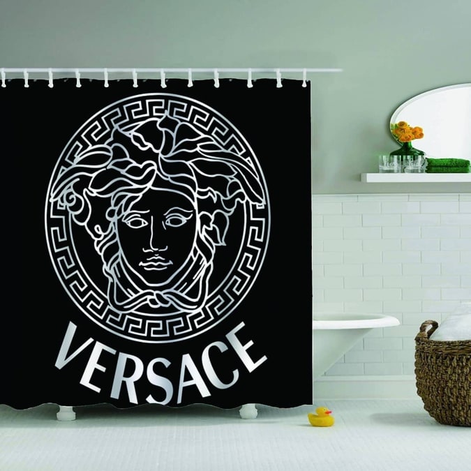 versace shower curtain set