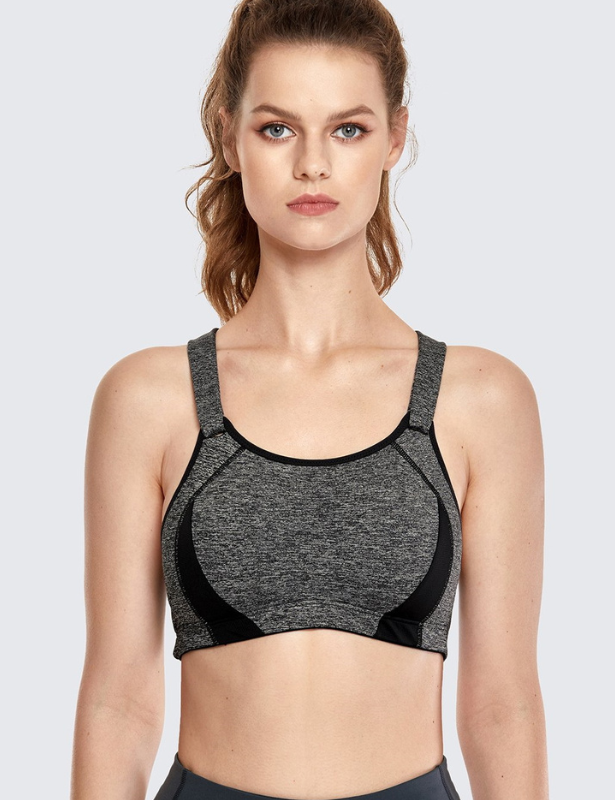 Front Adjustable High Impact Running Sports Bra A251