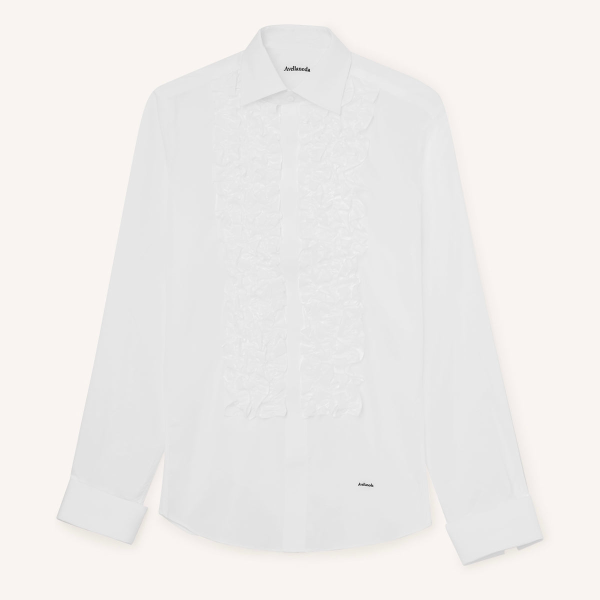 CAMISA DE ESMOQUIN MULTI-CHORRERAS PARA MUJER– Avellaneda