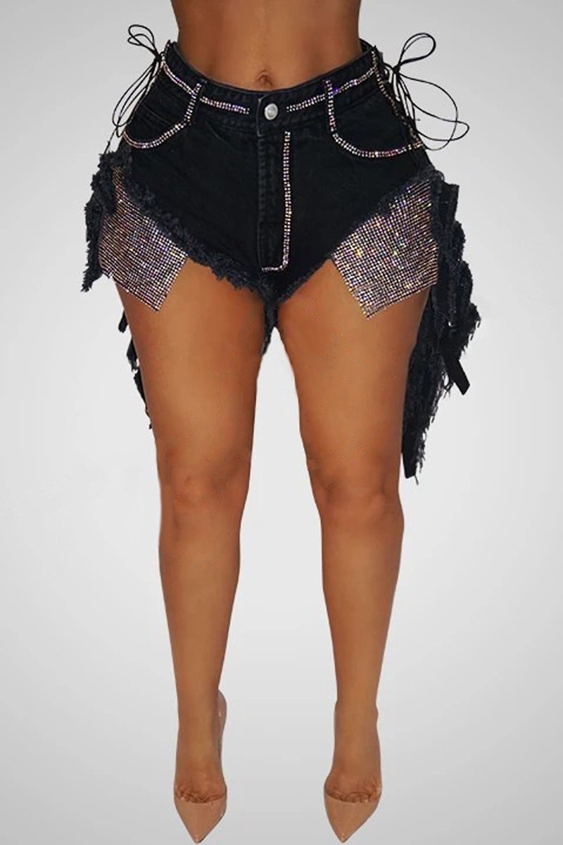 plus sequin shorts