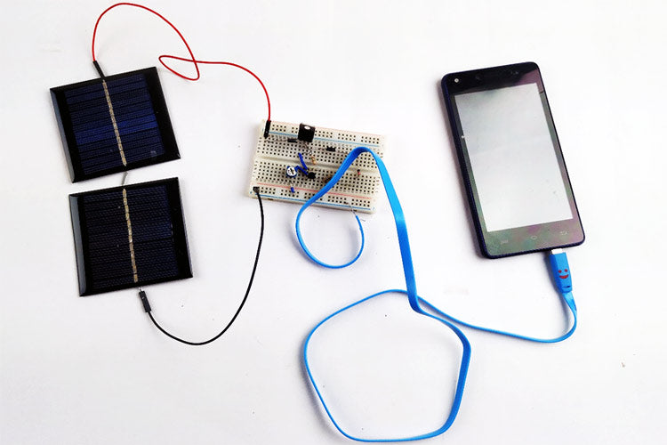 How to Build Solar Powered Mobile Phone Charger Circuit – QuartzComponents